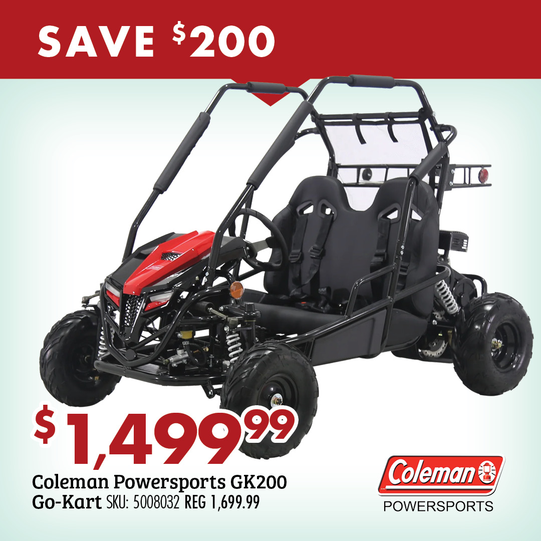 Coleman Powersports GK200 Go-Kart