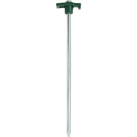 SE Single Metal Tent Peg - Green, 10.5 in